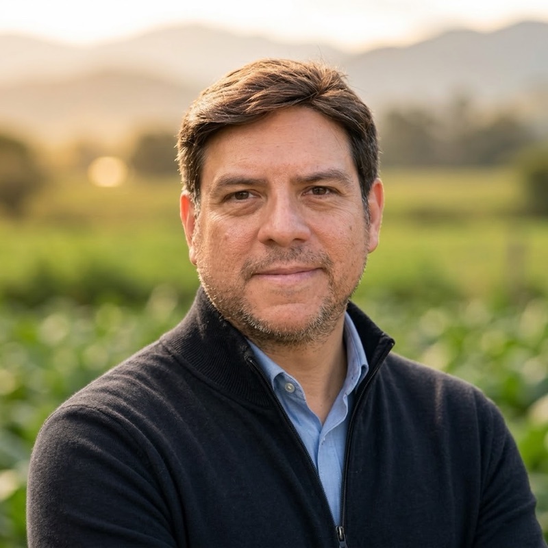 César Hernández, ingeniero agrónomo y fundador de AgroControl PRO